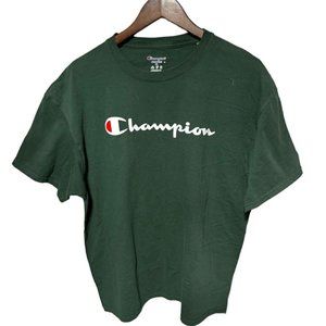 Champion Green T-Shirt Size XL